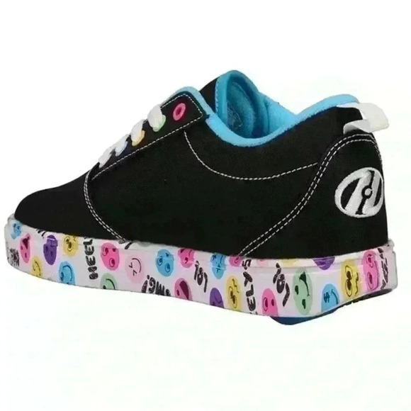 Heelys Black Rainbow Smiley Face  Design 
Skate Shoes size 7 woman - Picture 3 of 8